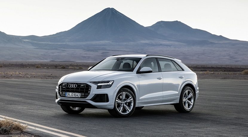 Front of the Audi Q8 