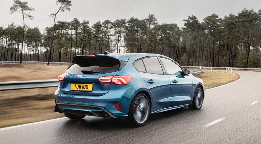  Rear of the Ford Focus ST 2019 
